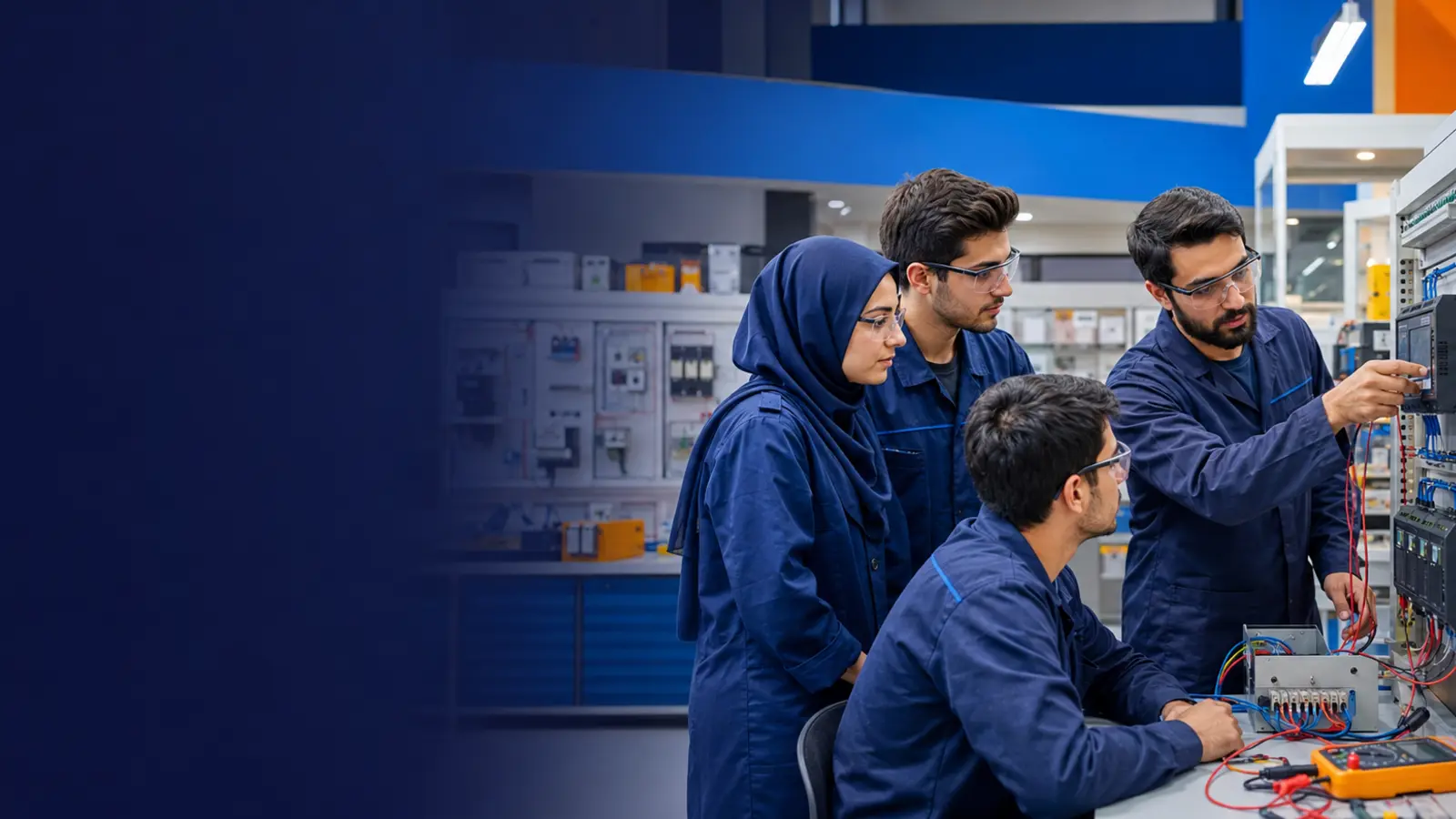 کارگاه برق صنعتی و اتوماسیون PLC
